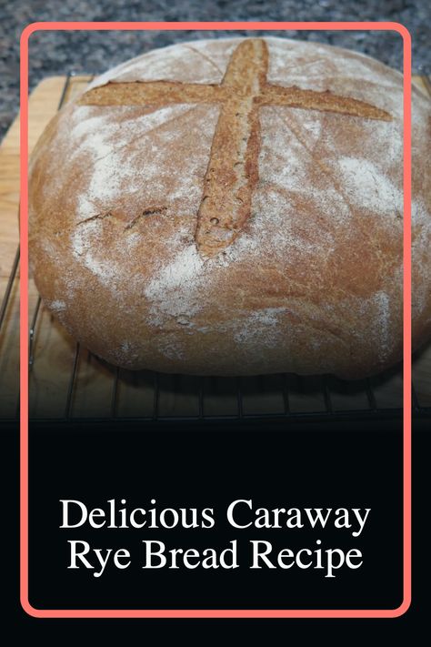 Rye Bread Recipe With Caraway Seeds, Rye Bread With Caraway Seeds, Caraway Rye Bread Recipe, Ankarsrum Mixer, Bread Texture, Rye Bread Recipe, Sourdough Rye Bread, Sourdough Rye, Sourdough English Muffins