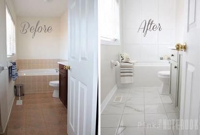 yes you really can paint tiles rust oleum tile transformations kit, bathroom ideas, painting, tiling #bathroomrenovationideas Paint Tiles, Makeover Kamar Mandi, Painting Bathroom Tiles, Bathroom Remodel Tile, Room Tiles, Bathroom Shower Tile, Rust Oleum, Big Bathrooms, Trendy Bathroom