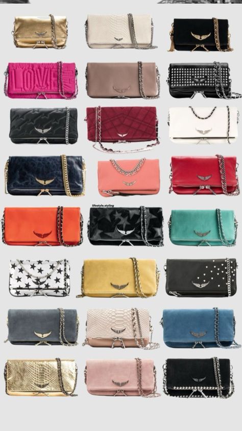 My Style Bags, Mode Zara, Girly Bags, Fancy Bags, Stockholm Fashion, Pretty Bags, Zadig And Voltaire, Star Girl, Cute Bags