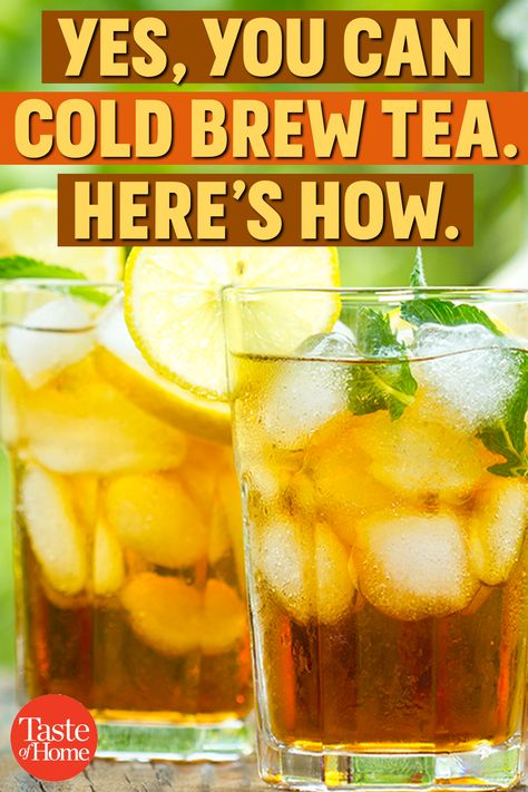 Cold Tea Recipes, Cold Brew Tea, Raspberry Iced Tea, Cold Brew Iced Tea, Tea For Colds, Sweet Tea Recipes, Jamaica Food, Tea Drink Recipes, Making Iced Tea