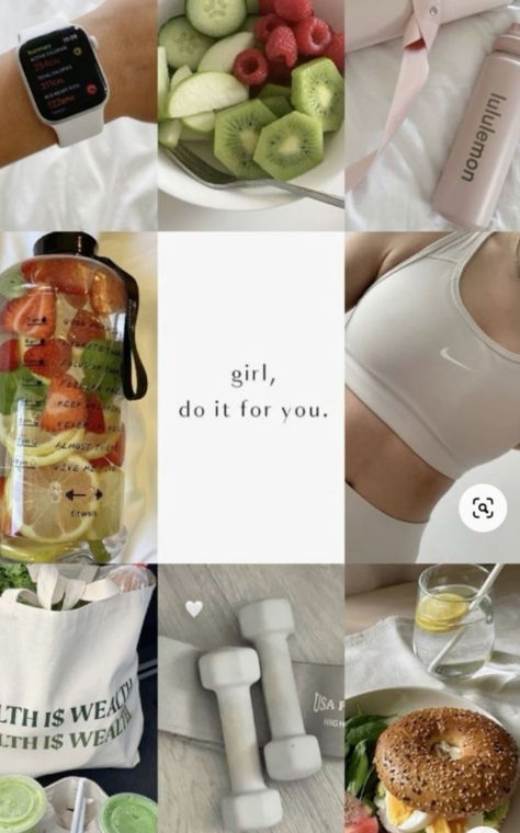 healthy aesthetic, fitmom, fitness goals, fitness goals 2024, lose the baby weight Wellness Era, Daglig Motivation, Tenk Positivt, Kiat Diet, Motivație Fitness, Motivasi Diet, Plats Healthy, Fitness Vision Board, Life Vision Board