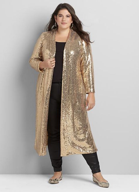 Long Jacket Outfit, Duster Outfit, Gold Duster, Sequin Duster, Pakistani Wedding Outfits, Women Dresses Classy, Be Back Soon, 20's Dress, Black Jumpsuit