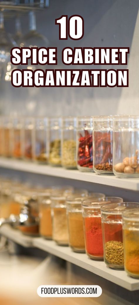 Check out these easy spice cabinet organization ideas to tidy up your kitchen. Designed for small spaces and DIY enthusiasts, these solutions are budget-friendly. Use rack ideas and drawer hacks to keep everything in its place. Whether you have a tiny kitchen or a big one, these tips will help you declutter. Spice Cabinet Organization Diy, Spice Storage Ideas Inside Cabinets, Small Spice Cabinet, Spice Organization Small Space, Cabinet Organization Diy, Hacks For Small Spaces, Spice Cabinet Organization, Cabinet Organization Ideas, Pull Out Spice Rack