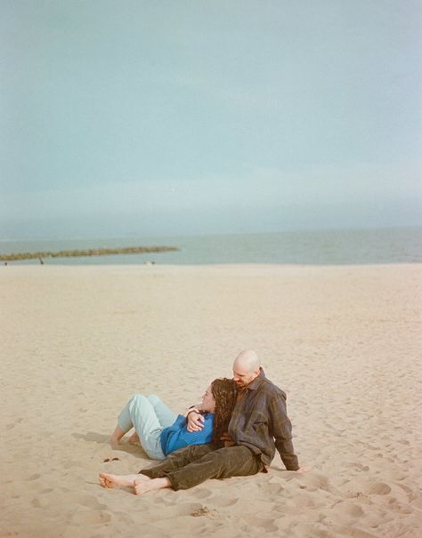 coney island, new york engagement session on 35mm film Engagement Photos On Film, Island Photoshoot, Vintage Film Photography, Vintage Engagement Photos, Richmond Virginia Wedding, New York Engagement, Vintage Weddings, Film Photographer, Film Wedding