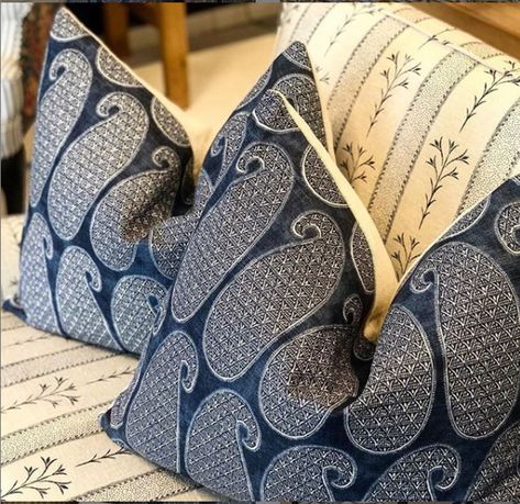 These custom @cloth_print_co Pukka Paisley cushions look perfect sitting on this gorgeous vintage sofa reupholstered in @cloth_print_co Assam Stripe. Thanks @jhomeandfashion #australianmade #clothandprintco #clothandprint #printedlinen #handscreenprinted #screenprinted #textiles #upholsteryfabric #linenupholstery #textiles #textilepattern #fabricgoals #upholstery #upholsteryfabric #curtains #cushions #fabriclove #textilelove #fabriclover #linen #printedlinen #ascraft #ascrafttextiles Vintage Sofa Reupholstered, Sofa Reupholstered, Fabric Pillows, Linen Upholstery, Vintage Sofa, Hand Screen Printed, Printed Linen, Reupholster, Belfast