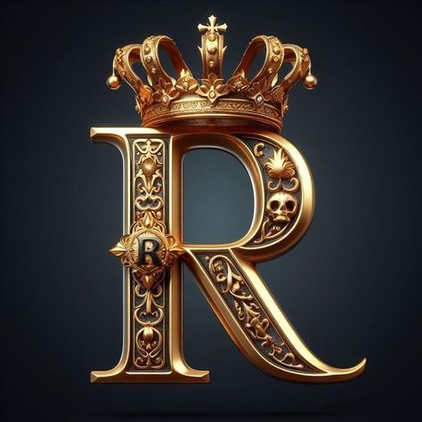 R Latter Photos, Iphone Wallpaper King, R Alphabet, Letters R, Beautiful Paintings Of Nature, R Letter, Alphabet Art Print, R Logo, Lion Artwork