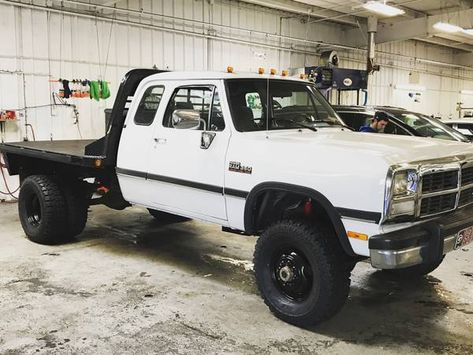 First Gen Cummins Flatbed, Cummins Flatbed, Dodge Flatbed, Cowboy Truck, First Gen Cummins, Arctic Trucks, 1st Gen Cummins, Welding Trucks, American Muscle Cars Dodge