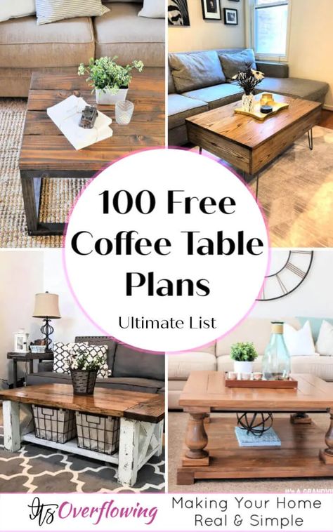 Homemade Coffee Tables, Wooden Crate Coffee Table, Diy Coffee Table Plans, Aquarium Coffee Table, Euro Pallet, Diy Farmhouse Coffee Table, Build A Coffee Table, Coffee Table Plans, Refinish Furniture