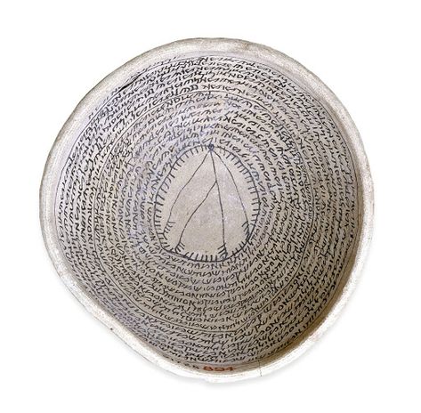 Ceramic bowl with Aramaic magic inscription Djinn Summoning, Incantation Bowl, Small Ceramic Bowl, Ancient Pottery, Antique Pottery, Raku Pottery, The British Museum, Mesopotamia, Ancient Artifacts