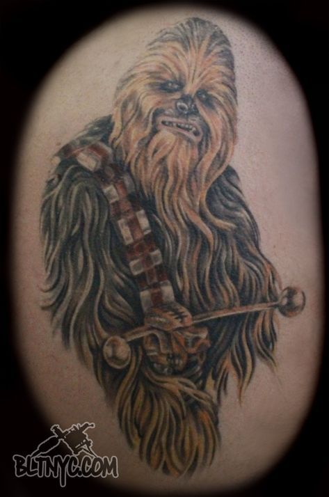 Chewbacca Tattoo, Nyc Tattoo, City Tattoo, Star Wars Quotes, Star Wars Facts, Tattoo Clothing, Star Wars Tattoo, Inked Magazine, Celtic Tattoos