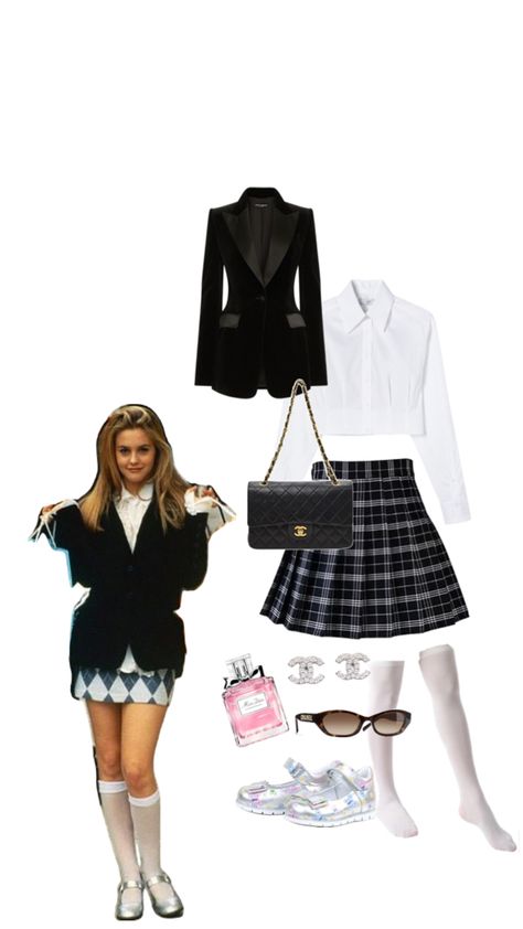 Cher Clueless Halloween Costume, Cher Clueless Outfit, Cher Outfit, Cher Outfits, Character Inspired Outfits, Clueless Outfits, Paris Outfits, Easy Trendy Outfits, Cute Simple Outfits