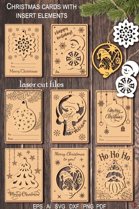 Laser Patterns Templates, Laser Christmas Ornaments, Laser Cut Projects Ideas, Christmas Laser Cut Ideas, Christmas Lasercut, Laser Cut Files Free, Laser Cut Projects, Laser Cnc Machine, Cnc Machine Projects