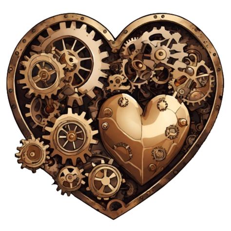 Embrace your inner steampunk with this intricately designed heart t-shirt. Featuring gears, cogs, and Victorian elements, this shirt is perfect for anyone who loves the fusion of history and futuristic technology. Show off your unique style with this stunning steampunk heart shirt. Steampunk Gears Aesthetic, Gears Aesthetic, Victorian Elements, Steampunk Elements, Steampunk Items, Steampunk Aesthetic, Steampunk Heart, Steampunk Gears, Neo Victorian