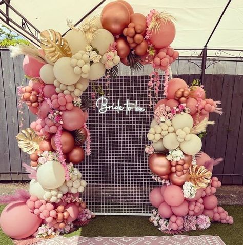 Grey Balloon Garland, Rose Gold Balloon Arch, Gold Balloon Arch, Rose Gold Chrome, Rose Gold Balloons, Balloon Kit, Garland Arch, Boho Party, Red Balloon