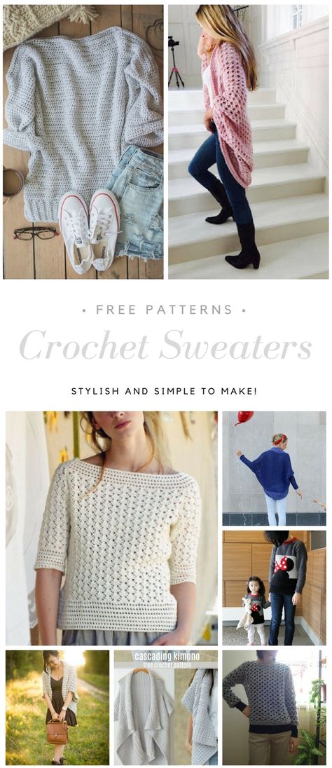 Yarn Cake Inspirations - free patterns! Yarn Cake Crochet Patterns, Christmas Crochet Sweater, Crochet Sweater Pattern Women, Crochet Cake, Crochet Cardigan Free, Crochet Sweater Free, Baby Kleidung, Crochet Sweater Pattern Free, Womens Crochet Patterns