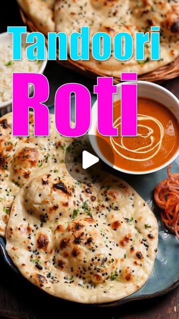 Maida Recipes, Butter Roti, Tandoori Roti, Roti Recipe, How To Make Dough, Muslin Cloth, Tastemade Recipes, Black Sesame Seeds, Vegetarian Snacks Recipes