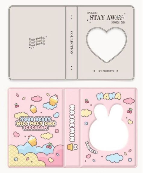 Buku Diy, Binder Templates, Handmade Bookmarks Diy, Penanda Buku, Hello Kitty Crafts, Paper Toys Template, Mini Binder, Lomo Card, Hello Kitty Coloring