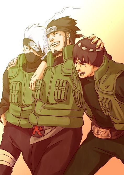 Guy Sensei, Naruto Mignon, Naruto Meme, Photo Naruto, Naruto Teams, Sasuke Sakura, Desen Anime, Kakashi Sensei, Naruto Fan Art