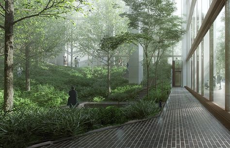 A Daily Dose of Architecture: Ford Foundation's New Atrium Garden Atrium Garden, Foundation Building, New York Landmarks, Ford Foundation, Architecture Books, Garden Architecture, Green Architecture, Architecture Visualization, Urban Garden