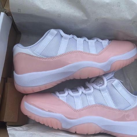 Brand new still in box Jordan 11 Legend Pink. Too small for my daughter. Size 6 Pink Jordan 11, Jordans Aesthetic, Cute Jordans, Pink 11s, Jordan 11s, Pink Jordans, Pretty Sneakers, Shoes For School, Cute Nike Shoes