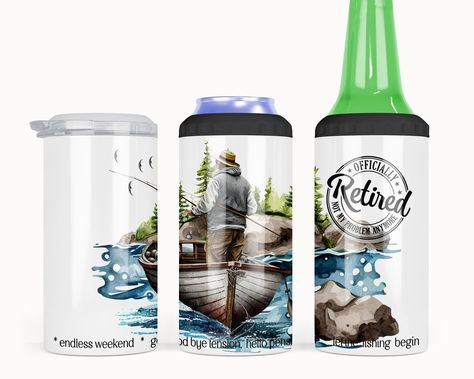 Drinkware Accessories, Tumbler Template, Kids Tumbler, Can Holders, New Adventure, Fishing Trip, Paper And Ink, 4 In 1, Bottle Holders