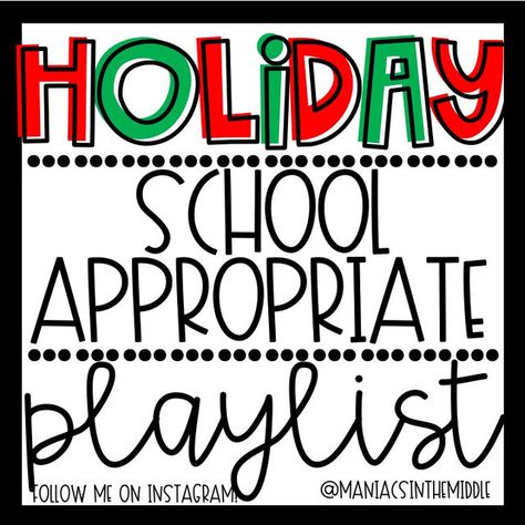 Classroom Playlist, Pe Classroom, School Playlist, Teaching Binder, Classroom Songs, Teaching Secondary, Christmas Playlist, Music Playlists, 6th Grade Ela