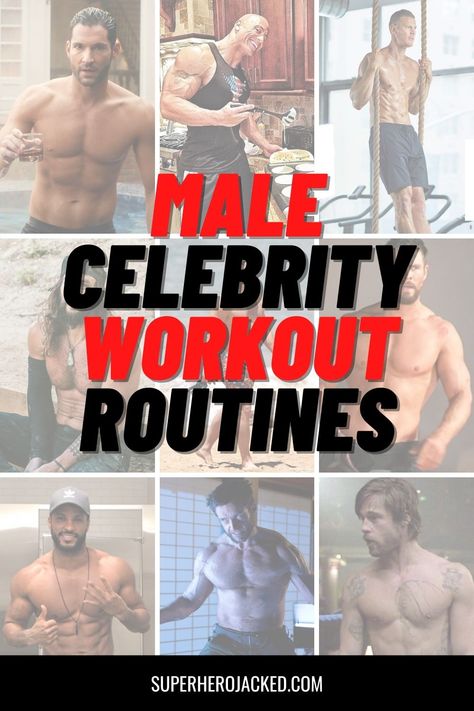 Male Celebrity Workout Routines Work Out Plans, Celebrity Workout Routine, Celebrity Workouts, Male Celebrity, Celebrity Workout, Workout Routines, The Men, Meal Plans, Celebrities Male