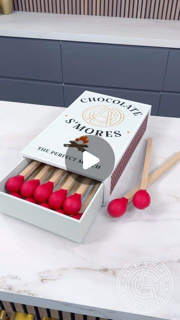 Amaury Guichon on Instagram: "Chocolate Matches! 🔥 Strike and eat! The perfect snack to enjoy under the stars. #amauryguichon #chocolate #smores" Chef Amaury Guichon, Chocolate Sculptures Video, Amaury Guichon Video, Chocolate Man, Chocolate Modeling, Creative Chocolate, Amaury Guichon, Chocolate Smores, Chocolate Videos