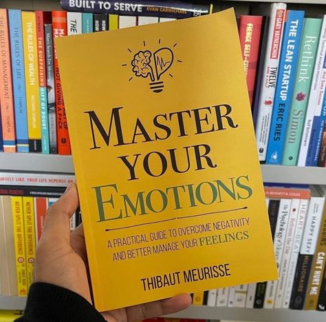 Master Your Emotions, Business Books Worth Reading, Empowering Books, Healing Books, Best Self Help Books, Books To Read Nonfiction, 100 Books To Read, Self Development Books, Unread Books