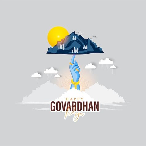 Goverdhan Puja, Happy Govardhan Puja, Happy Govardhan, Govardhan Puja, Hd Background Download, Dark Background Wallpaper, Hindu Festival, Enterprise Application, Hindu Festivals