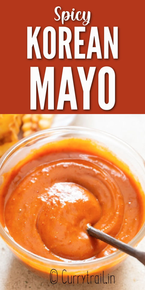 spicy Korean mayo in bowl Asian Mayo Sauce, Asian Mayo, Korean Mayo, Curry Sauce Recipe Indian, Spicy Mayo Recipe, Butter Cream Sauce, Honey Mustard Recipes, Burgers And Fries, Mayo Recipe