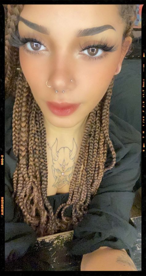 Double Nose Piercing Idea Nose Piercing Triple, All Three Nose Piercings, Nose Peircings Double, Double Nose Piercing Different Sides With Septum, Septum Double Nose Piercing, Both Side Nose Piercing, Double Nose And Septum Piercing, Double Sided Nose Piercing, Triple Nose Piercing Different Sides