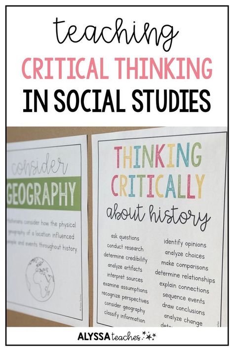 Social Studies Small Group Activities, Social Studies Anchor Charts, Middle School Social Studies Classroom, Assignment Ideas, 7th Grade Social Studies, Teaching Critical Thinking, Teacher Info, Social Studies Curriculum, Critical Thinking Activities