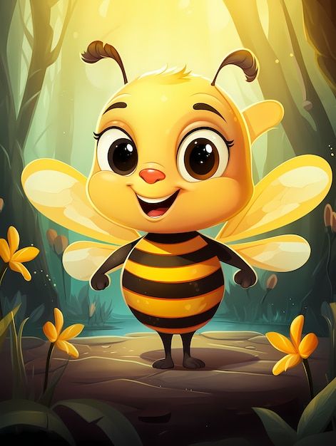 Cartoon Bees, Animated Bee, Bee Cartoon, Bee Wings, Bee Drawing, Cartoon Clip, Cartoon Bee, Racing Club, Lady Bugs