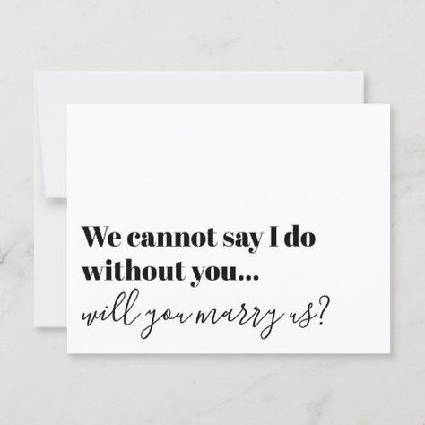 Wedding Officiant Proposal, Officiant Proposal, Officiant Gift, Bold Wedding Invitations, Romantic Invitations, Wedding Officiant Gift, Wedding Sign Decor, Elegant Stationery, Wedding Playlist