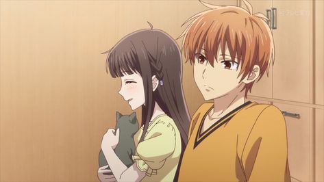 Steph🌸Tohru ♡ Kyo on Twitter: "THEM #fruitsbasket… " Kyo And Tohru, Fruits Basket Kyo, Kyo Sohma, Yuki Sohma, Tohru Honda, Fruits Basket Anime, Aesthetic Japan, A Silent Voice, Fruits Basket