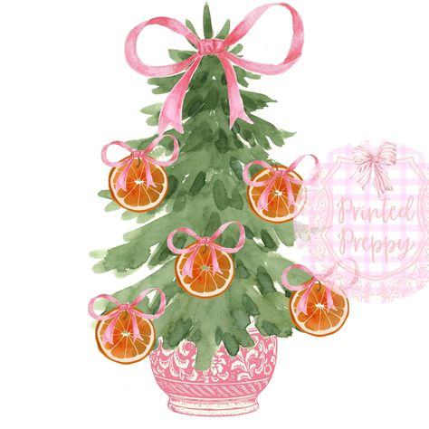 Chinoiserie Christmas Tree, Chinoiserie Christmas, Chinoiserie Design, Christmas Tree Png, Preppy Christmas, Tree Png, Pink Christmas Tree, Vintage Christmas Tree, Christmas Watercolor