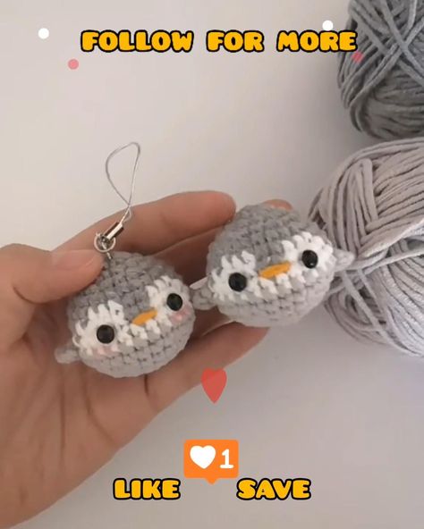 Simple DIY Keychain Crochet Patterns Motif Kait, Beginners Amigurumi, Crochet Amigurumi Patterns, Diy Crochet Doll, Crochet Doll Tutorial, Crochet Halloween, Beginners Crochet, Crochet Keychain Pattern, Doll Halloween