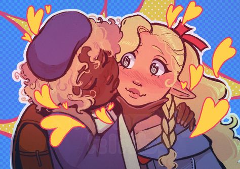 ⭐KIRB!!⭐ Comms Open (@krunchykirb1) on X Marcille X Fallin Art, Thistle And Falin Dungeon Meshi, Marcille X Falin Dungeon Meshi Fanart, Falin X Marcille Art, Falin And Marcelle, Marcille X Fallin, Delicious In Dungeon Matching Pfp, Dungeon Meshi Banner, Marcille Fanart