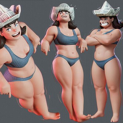 ArtStation - Dmytro Danylov Turnaround Reference Female, Character Design Turn Around, Female Turnaround, Maya Character Modeling, Character Design Turnaround, Character Blockout, Body Concept Art, Female Body Types, Character Practice