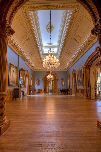 Interior shot of Hay House, Macon GA Ballroom In House, Ballroom Interior Design, Antebellum Homes Interior, 2 Story Living Room, Ball Room, Southern Plantations, Macon Georgia, Hay House, Antebellum Homes