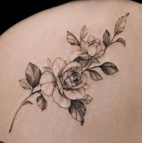 Gardenia Flower Tattoo, Gardenia Tattoo, Petite Tattoos, Butterfly Tattoo, Flower Wallpaper, Small Tattoos, Flower Tattoo, Tattoos, Flowers