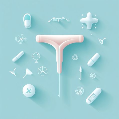 Hormonal Iud, Intrauterine Device, Modern Illustration, Graphic Resources, Sleek, Quick Saves, Art