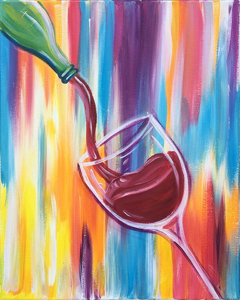 Paint Night At Home, Art Paint Party, Travel Local, Online Painting Classes, Amador County, Paint And Drink, Composition Painting, Wine And Canvas, Wine Painting