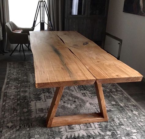 Big Dinner Table, Wooden Dinner Table, White Oak Dining Table, White Oak Table, Cedar Table, Handmade Dining Table, Easy Table, Rustic Wooden Table, Diy Dining Table