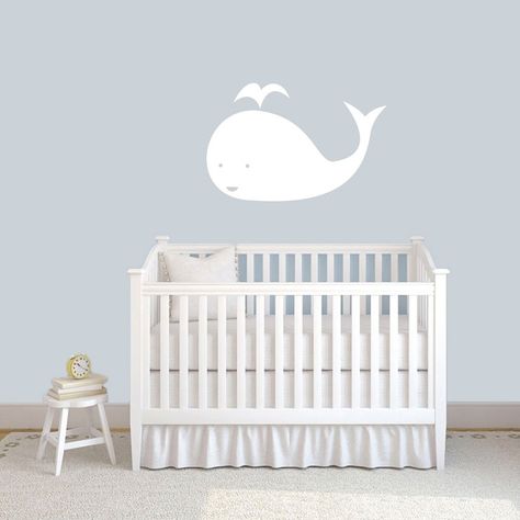 Whale Wall Decal Whale Wall Decals, Mirror Window Film, Personalized Wall Decals, Bible Wall Decals, Heart Wall Decal, Large Wall Decals, Cute Whale, Animal Wall Decals, Striped Walls