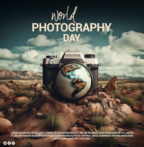 Photography Day Creative Ads, World Photography Day Creative Ads, World Photography Day Creative, World Photography Day Poster, Happy Photography Day, Logo Packaging Design, World Photography Day, Media Poster, Happy Photography