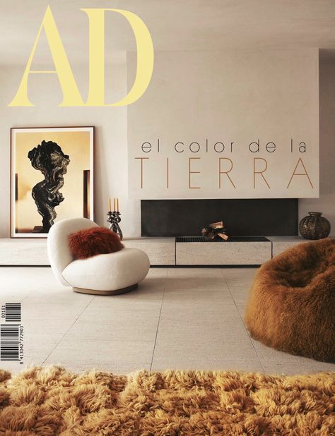 Interior Design Magazine Layout, Architectual Digest, Ad Architectural Digest, Interior Design Magazine, Ligne Roset, Home Trends, House And Home Magazine, Architectural Digest, Magazine Design