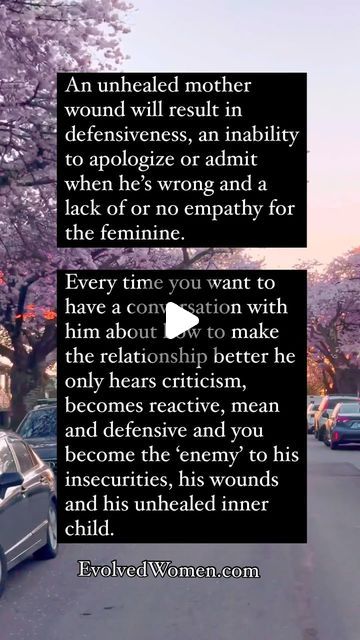 What Evolved Women Want on Instagram: "You can’t heal his mother wound. Send him back to the universe with love in your heart because you deserve a man who can have emotionally safe conversations.  #heal @jennfunkbrokenopen   Go to #linkinbio or Message for support options." The Mother Wound In Men, Healing For Men, Mother Wound In Men, Emotionally Safe, Mother Wound, Married Men, Healing Journey, Inner Child, True Words