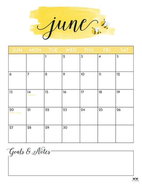 Printable June 2021 Calendar-Style 5 Month Of June Calendar, Calender 2022, June Planner, Calendar With Week Numbers, June Calendar Printable, Free Planner Pages, June Calendar, Calendar Cute, Reading Log Printable